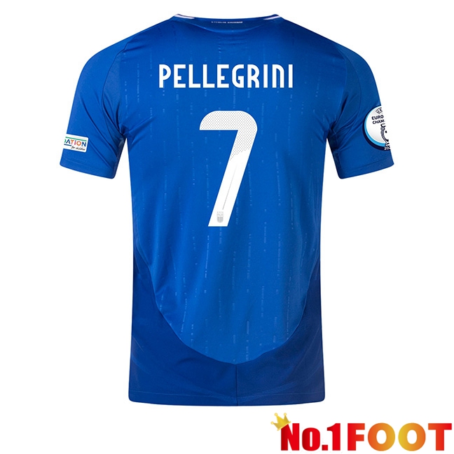 Italy (PELLEGRINI 7) Home Soccer Jersey UEFA Euro 2024 - Click Image to Close