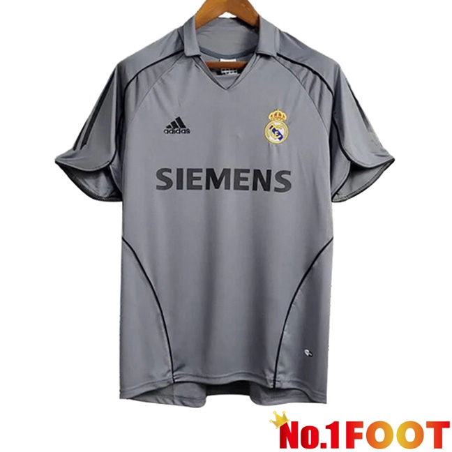 Real Madrid Retro Away Soccer Jersey 2 2005/2006