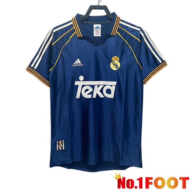 Real Madrid Retro Home Soccer Jersey 1998-1999