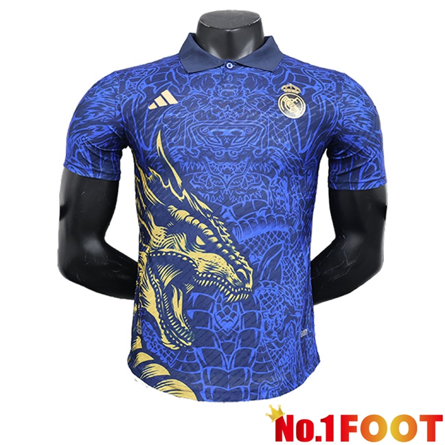 Real Madrid Soccer Jersey Special Edition Blue 2024/2025