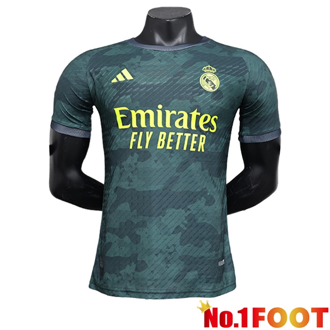 Real Madrid Soccer Jersey Special Edition Green 2024/2025