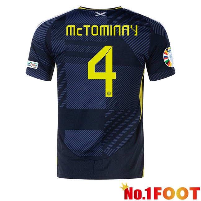 Scotland (McTOMINAY 4) Home Soccer Jersey UEFA Euro 2024