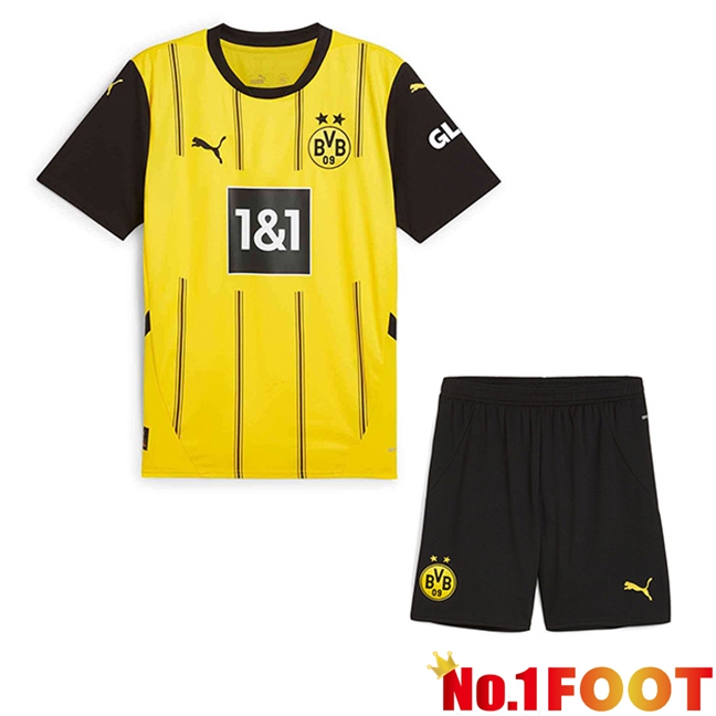 Dortmund Kids Home New Soccer Jersey 2024/2025