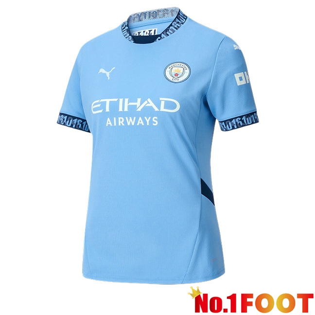 Manchester City Women Home New Soccer Jersey 2024/2025