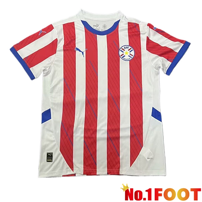 Paraguay Home Soccer Jersey 2024/2025