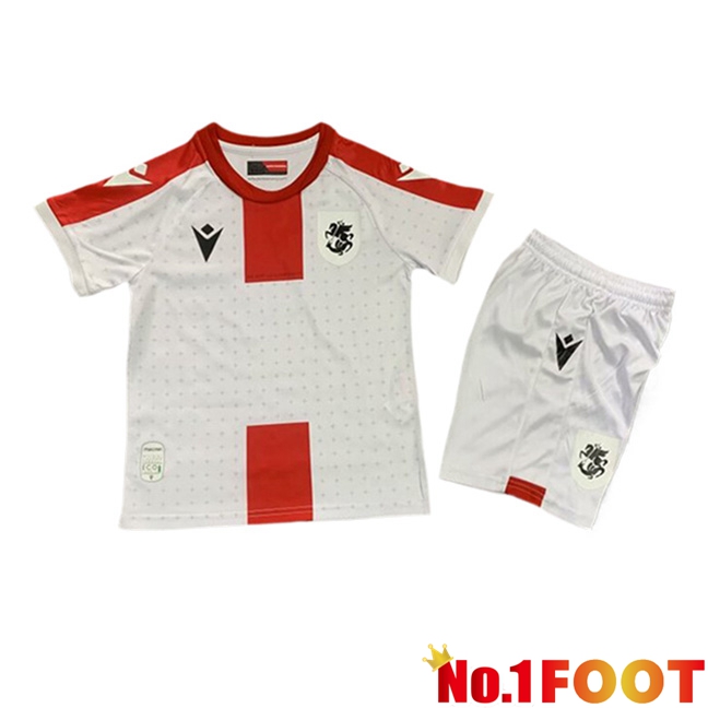 Georgia Kids Home Soccer Jersey UEFA Euro 2024 - Click Image to Close