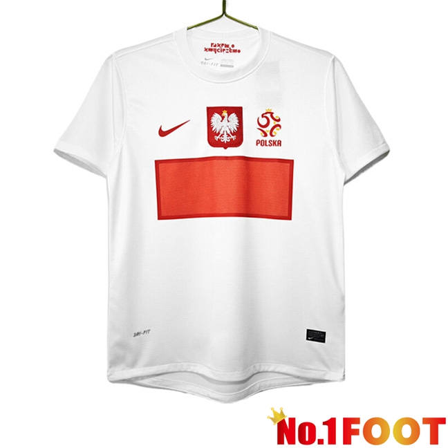 Poland Retro Home Soccer Jersey 2012