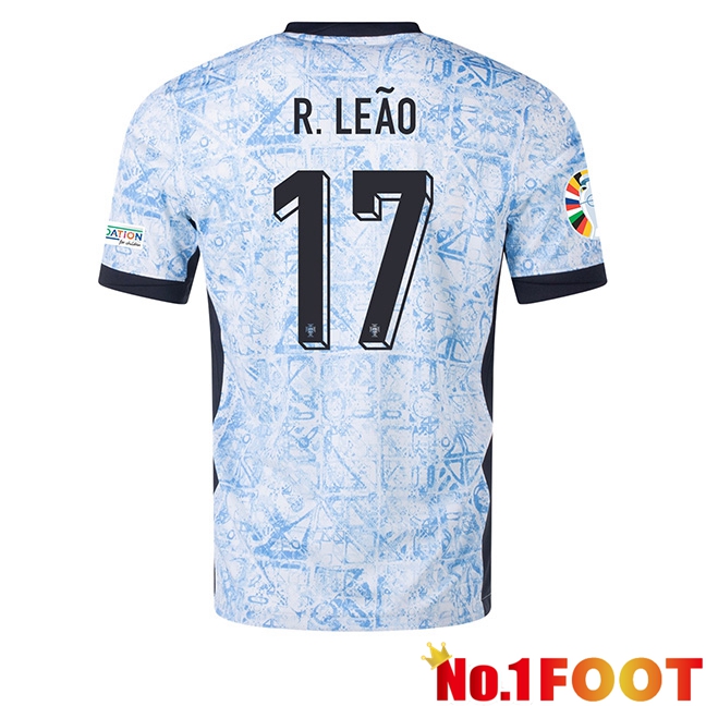 Portugal (R.LEAO 17) Away Soccer Jersey 2024/2025