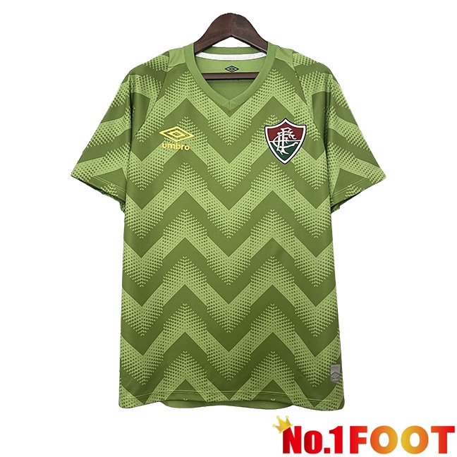 Fluminense Soccer Jersey Goalkeeper Soccer Jersey Green 2024/2025