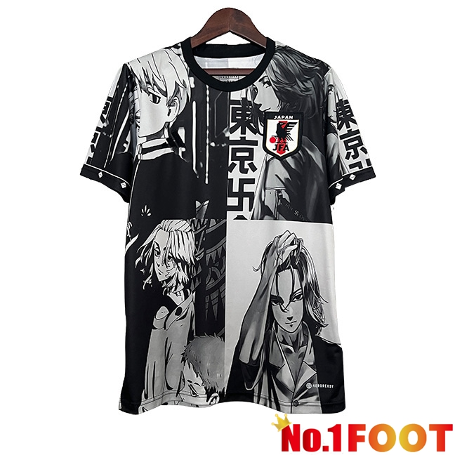 Japan Special Edition Soccer Jersey Black/Grey 2024/2025