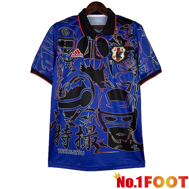 Japan Special Edition Soccer Jersey Blue Marine 2024/2025