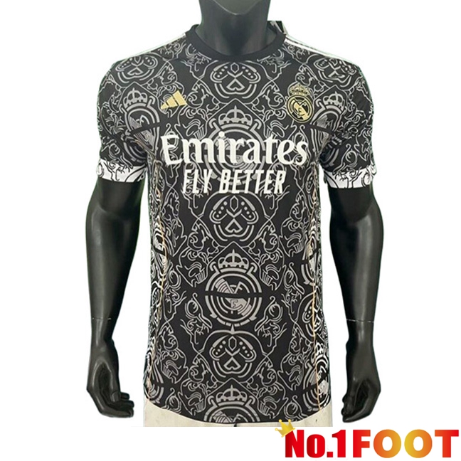 Real Madrid Special Edition Soccer Jersey Black 2024/2025