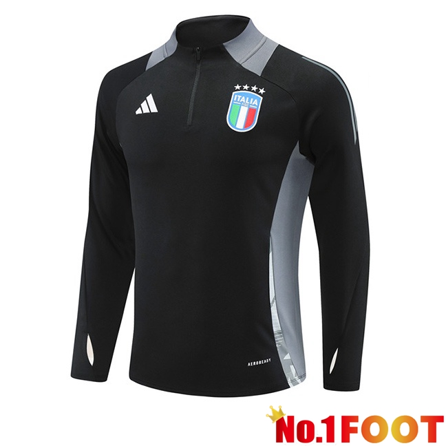 Italy Training Sweatshirt Black 2024/2025