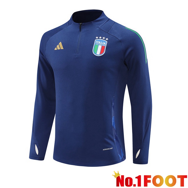 Italy Training Sweatshirt Blue Royal 2024/2025