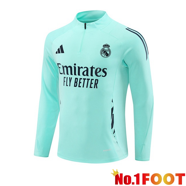 Real Madrid Training Sweatshirt Green 2024/2025