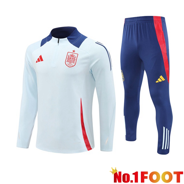 Spain kit Training Tracksuit Grey 2024/2025