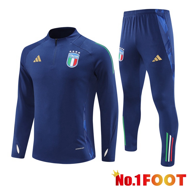 Italy kit Training Tracksuit Blue Royal 2024/2025