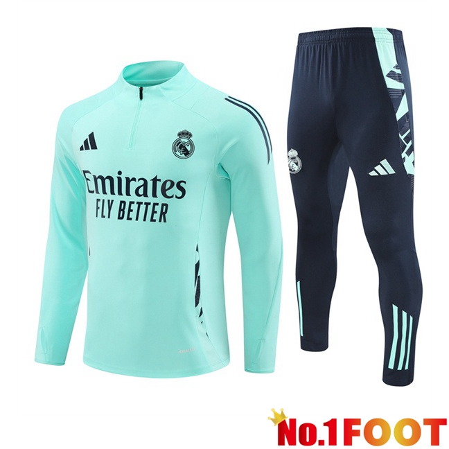 Real Madrid kit Training Tracksuit Green 2024/2025