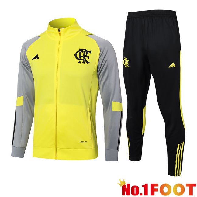 Flamengo Training Jacket Suit Yellow 2024/2025