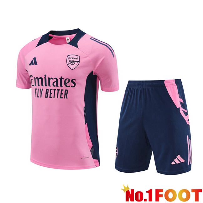 Arsenal kit Training T Shirt + Shorts Pink 2024/2025