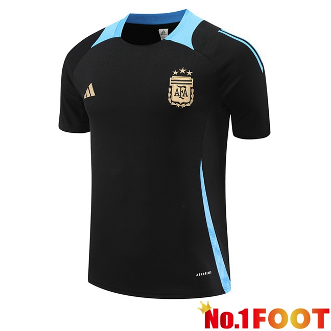 Argentina Training T Shirt Black 2024/2025