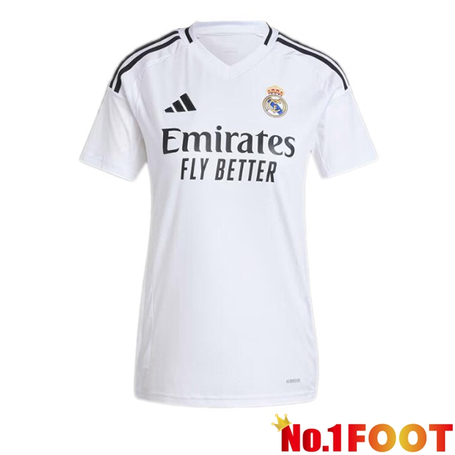 Real Madrid Women Home Soccer Jersey White 2024/2025