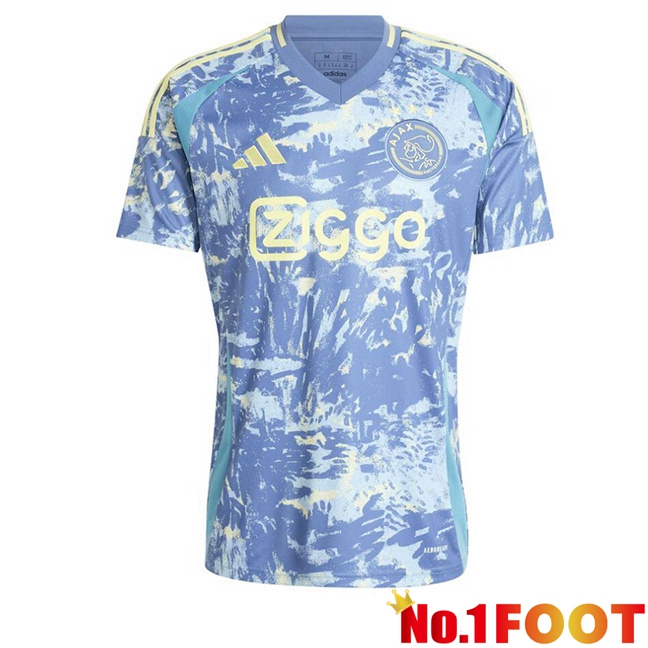 AFC Ajax Away Soccer Jersey Blue 2024/2025