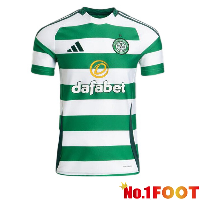 Celtic FC Home Soccer Jersey Green White 2024/2025