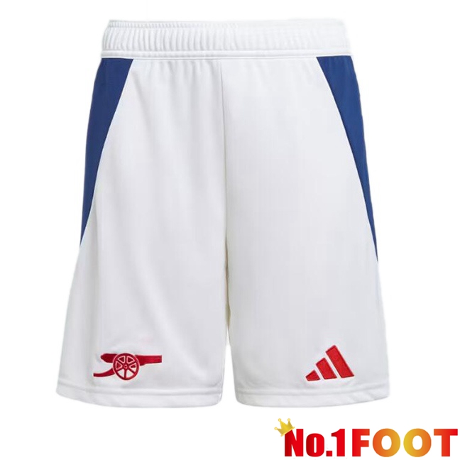 Arsenal Home Soccer Shorts White 2024/2025