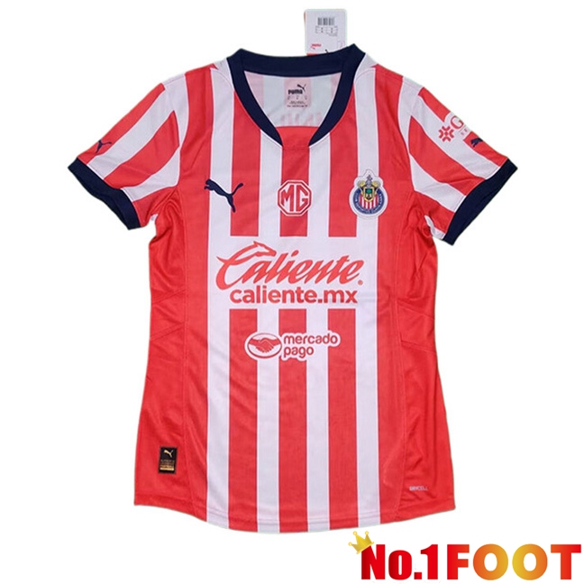 CD Guadalajara Women Home Soccer Jersey 2024/2025