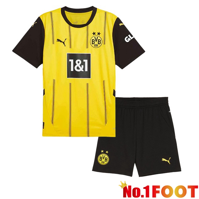 Dortmund BVB Kids Home Soccer Jersey Yellow 2024/2025