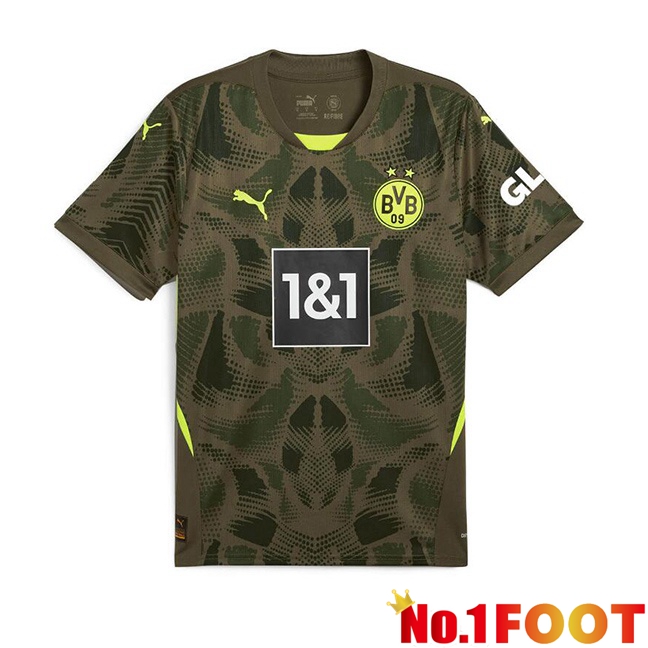 Dortmund BVB Goalkeeper Soccer Jersey Green 2024/2025