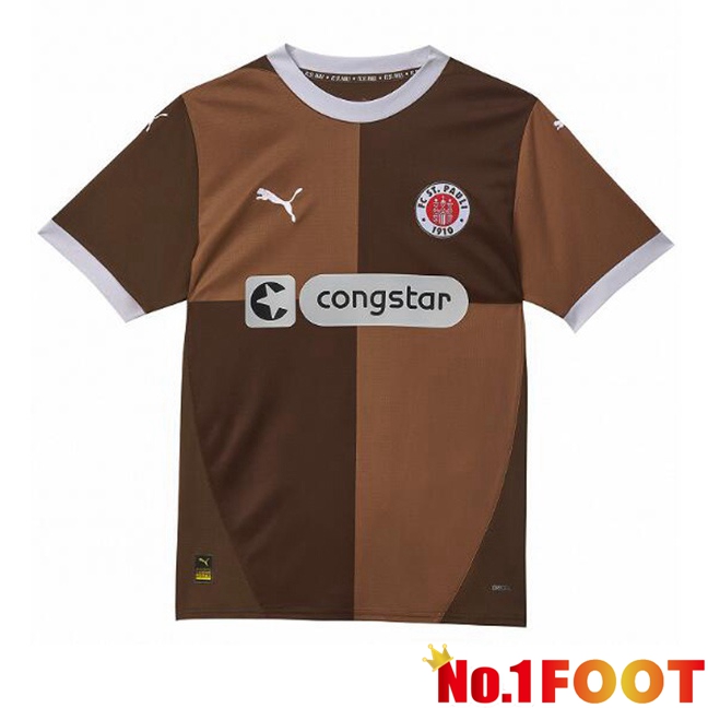 FC St. Pauli Home Soccer Jersey Yellow 2024/2025