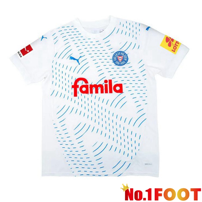 Holstein Kiel Away Soccer Jersey White 2024/2025