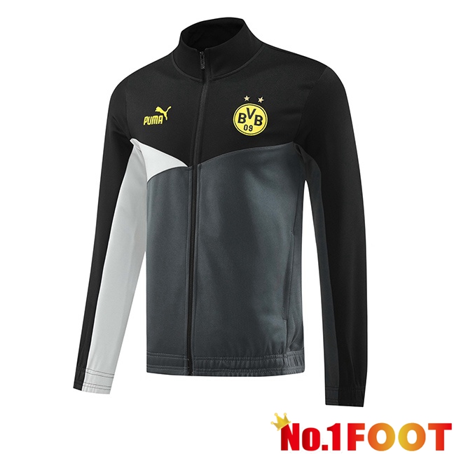 Dortmund BVB Training Jacket Black Grey 2024/2025