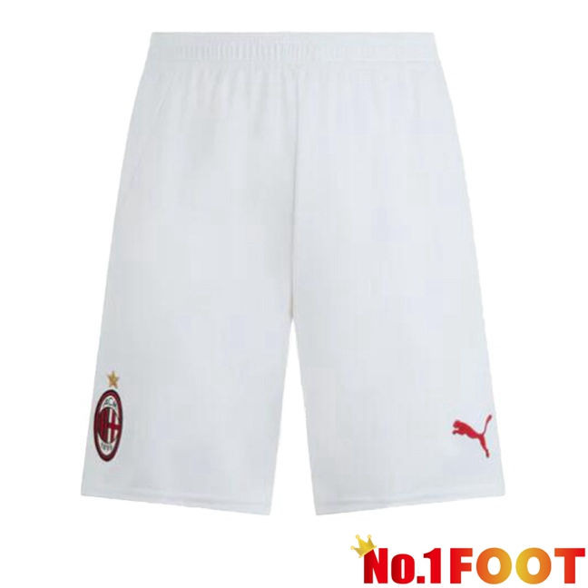 AC Milan Home Soccer Shorts White 2024/2025