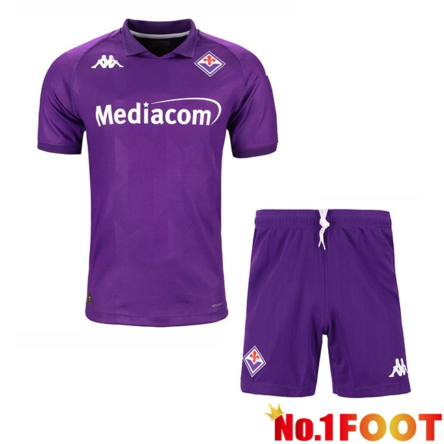 ACF Fiorentina Kids Home New Soccer Jersey 2024/2025