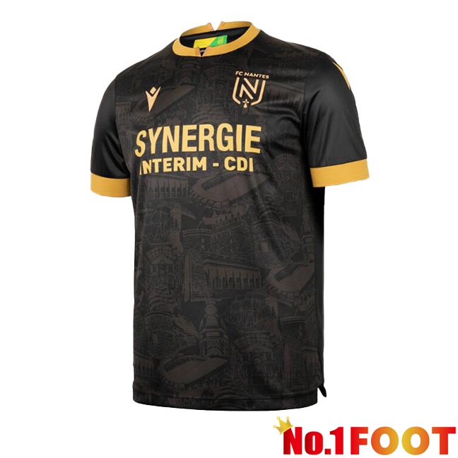 FC Nantes Away Soccer Jersey Black 2024/2025