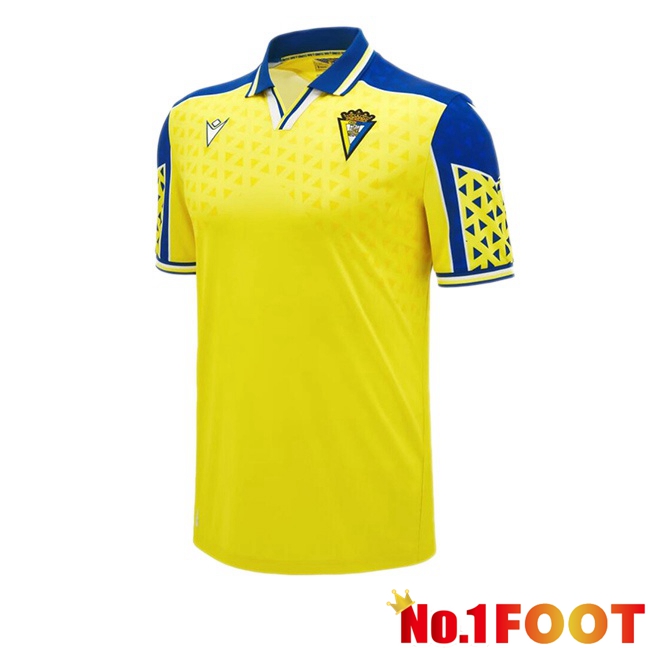 Cadiz CF Home Soccer Jersey Yellow 2024/2025