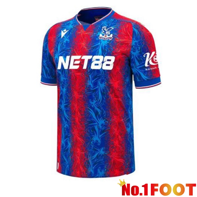 Crystal Palace Home Soccer Jersey Red Blue 2024/2025