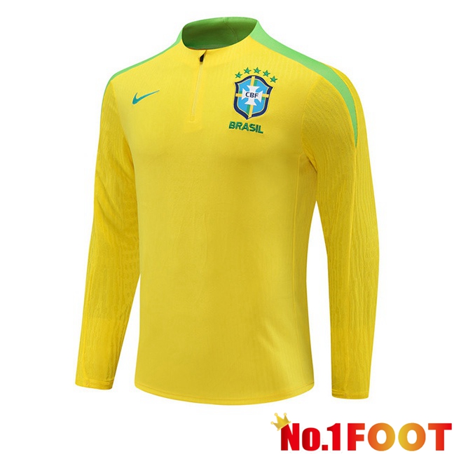 Brazil Training Sweatshirt Yellow 2024/2025