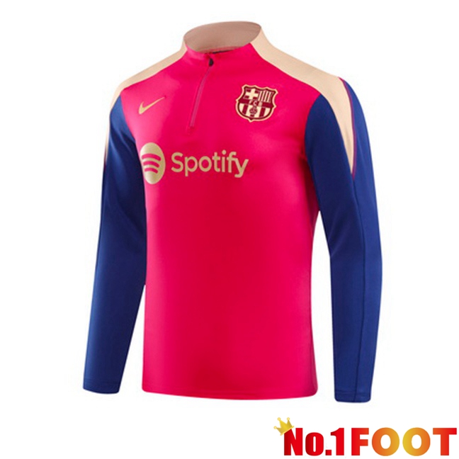 FC Barcelona Training Sweatshirt Pink Blue 2024/2025