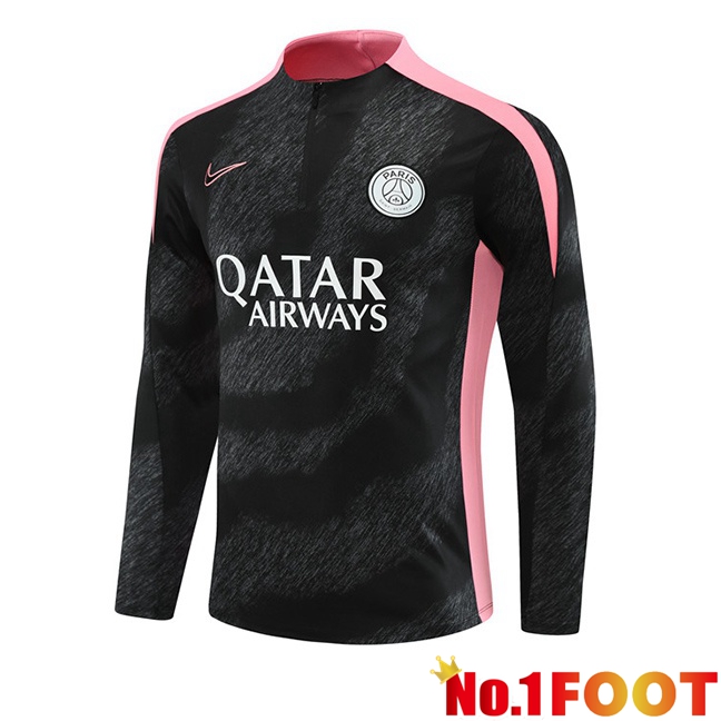 Paris PSG Training Sweatshirt Black 2024/2025