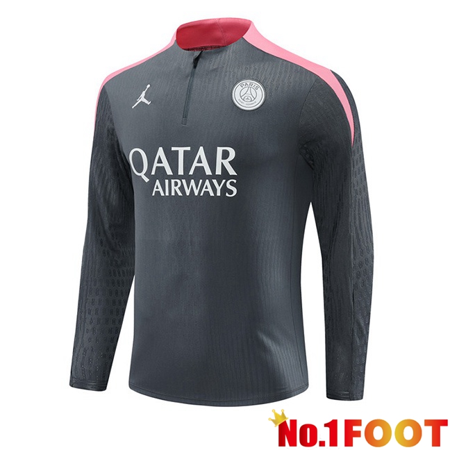 JORDAN Paris PSG Training Sweatshirt Grey 2024/2025