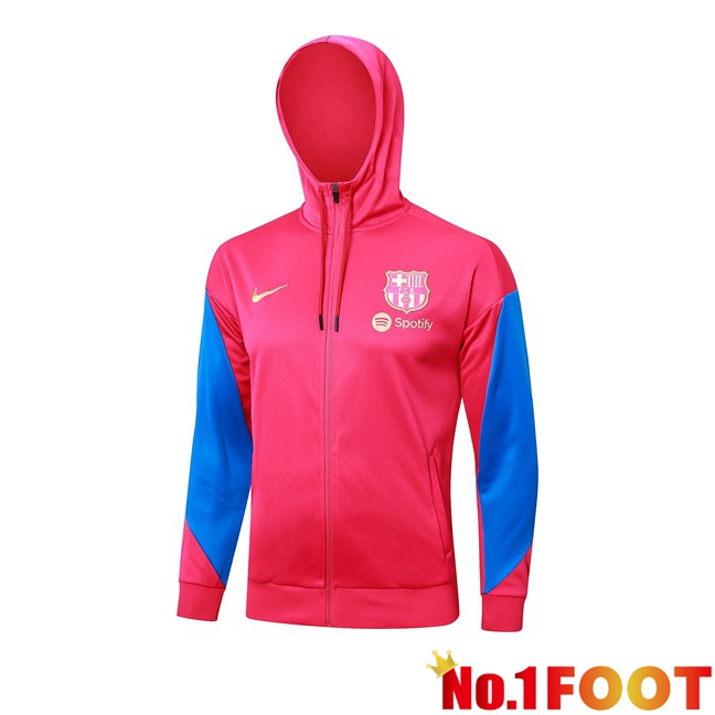 FC Barcelona Training Sweatshirt Hoodie Red 2024/2025