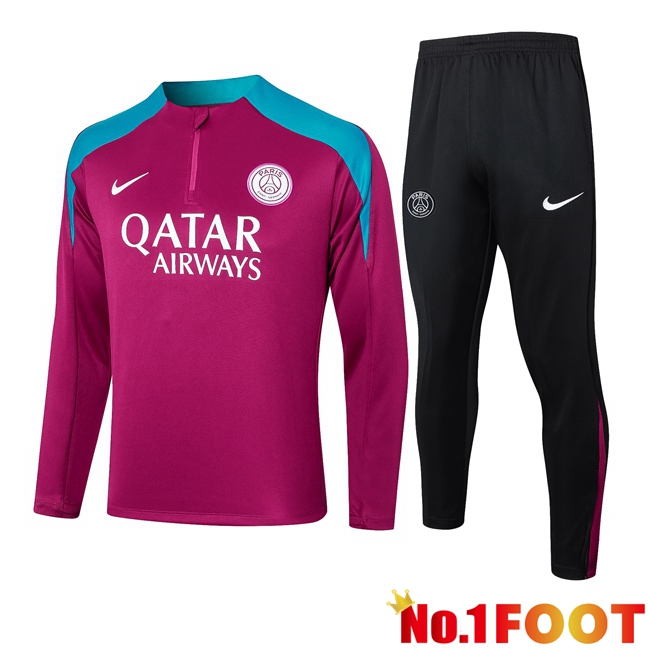 Paris PSG kit Training Tracksuit Purple 2024/2025