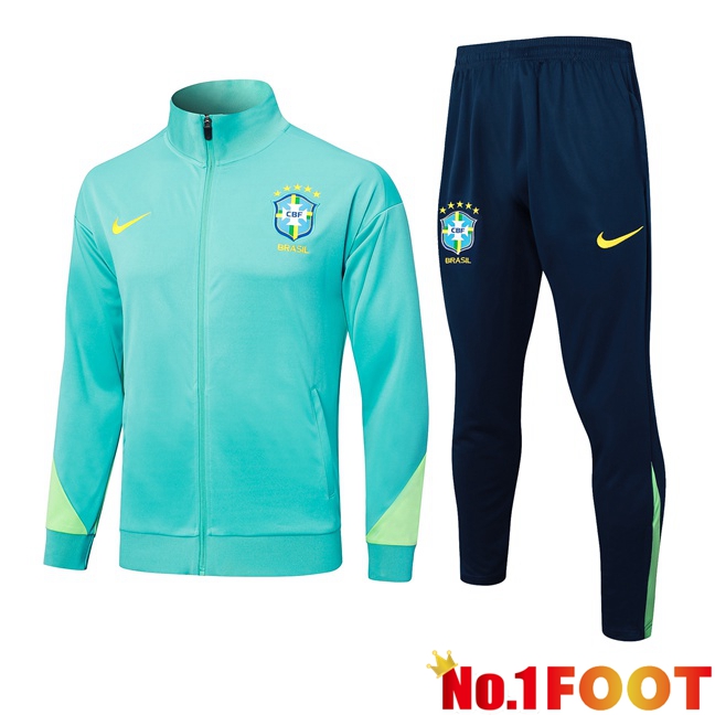 Brazil Training Jacket Suit Green 2024/2025