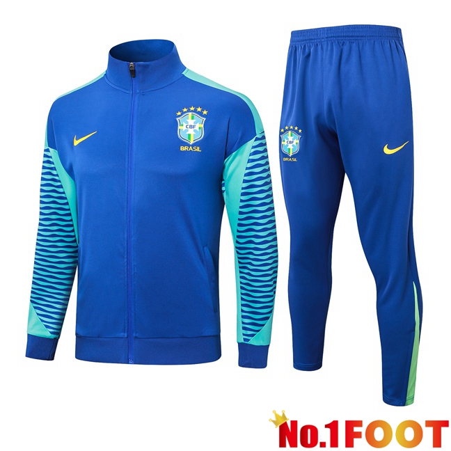 Brazil Training Jacket Suit Blue 2024/2025