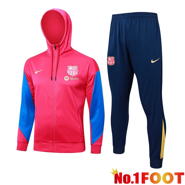 FC Barcelona Training Sweatshirt Hoodie Red 2024/2025