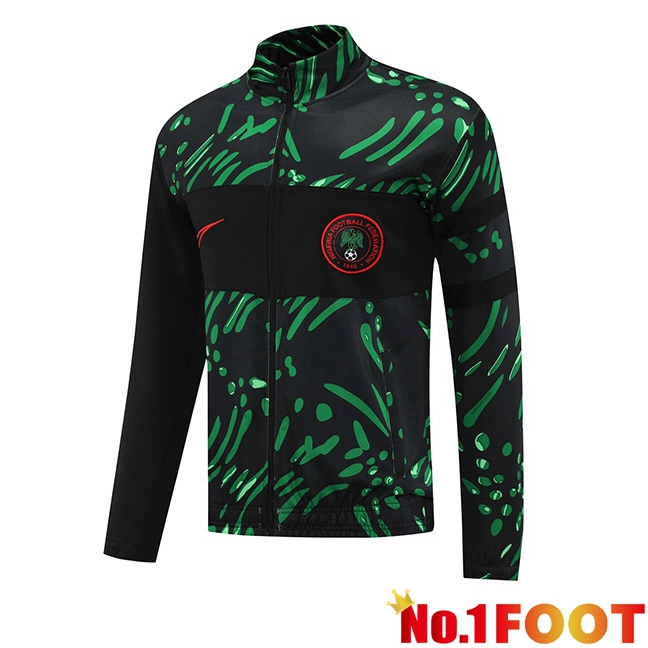 Nigeria Training Jacket Black Green 2024/2025